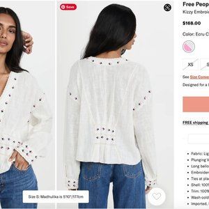Free‎ People Festival Blouse (XS)
